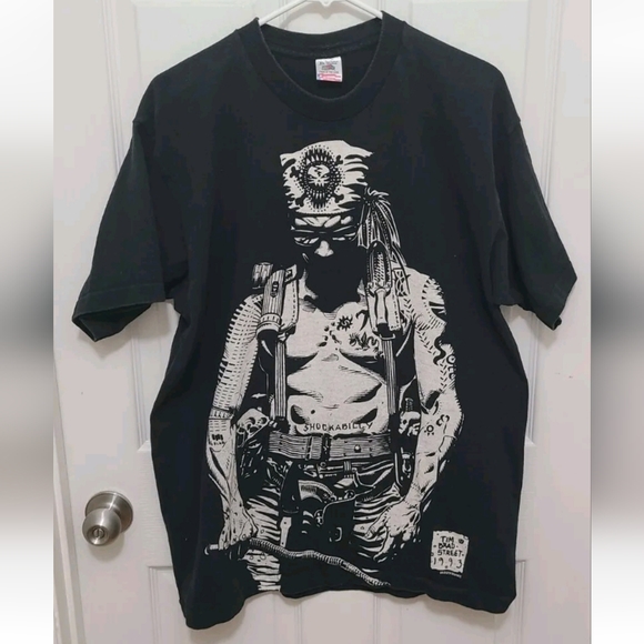VERY RARE VTG Gallows Red Sky Diary T Shirt Tim Bradstreet AOP Size XL 1993 - Picture 1 of 10